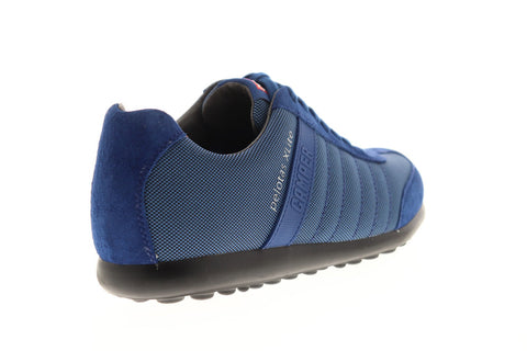 Camper Pelotas Xlite 18302-113 Mens Blue Suede Lace Up Euro Sneakers Shoes
