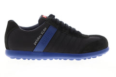 Camper Pelotas Xlite 18302-114 Mens Black Suede Canvas Low Top Sneakers Shoes