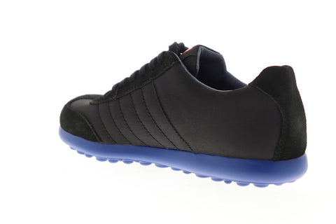 Camper Pelotas Xlite 18302-114 Mens Black Suede Canvas Low Top Sneakers Shoes