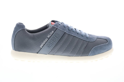Camper Pelotas XL 18302-130 Mens Blue Canvas Leather Euro Sneakers Shoes
