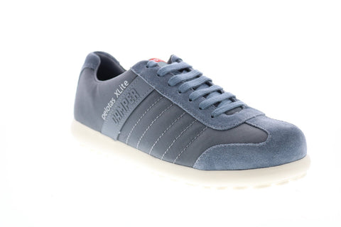 Camper Pelotas XL 18302-130 Mens Blue Canvas Leather Euro Sneakers Shoes