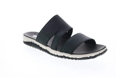Sorel Out N About Plus Slide 1848491010 Womens Black Slides Sandals Shoes