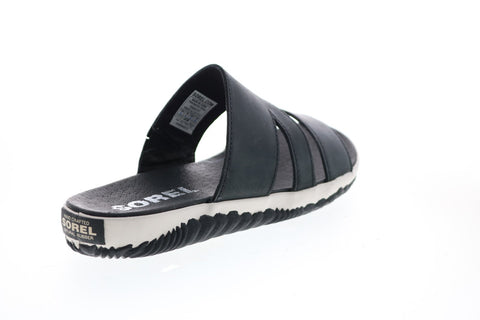Sorel Out N About Plus Slide 1848491010 Womens Black Slides Sandals Shoes