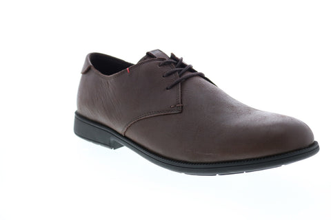 Camper 1913 18552-075 Mens Brown Leather Oxfords & Lace Ups Plain Toe Shoes