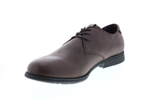 Camper 1913 18552-075 Mens Brown Leather Oxfords & Lace Ups Plain Toe Shoes