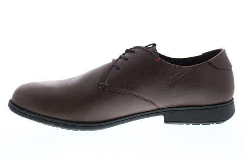 Camper 1913 18552-075 Mens Brown Leather Oxfords & Lace Ups Plain Toe Shoes