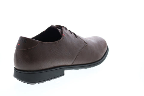 Camper 1913 18552-075 Mens Brown Leather Oxfords & Lace Ups Plain Toe Shoes