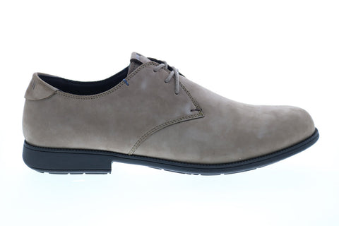Camper 1913 18552-082 Mens Gray Nubuck Oxfords & Lace Ups Plain Toe Shoes