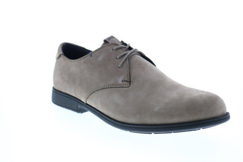 Camper 1913 18552-082 Mens Gray Nubuck Oxfords & Lace Ups Plain Toe Shoes