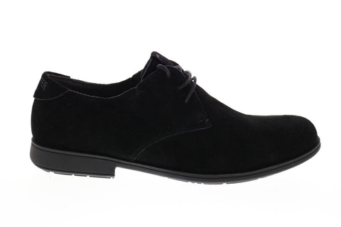 Camper 1913 18552-083 Mens Black Nubuck Oxfords & Lace Ups Plain Toe Shoes