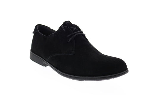 Camper 1913 18552-083 Mens Black Nubuck Oxfords & Lace Ups Plain Toe Shoes