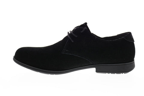 Camper 1913 18552-083 Mens Black Nubuck Oxfords & Lace Ups Plain Toe Shoes