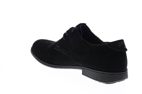 Camper 1913 18552-083 Mens Black Nubuck Oxfords & Lace Ups Plain Toe Shoes