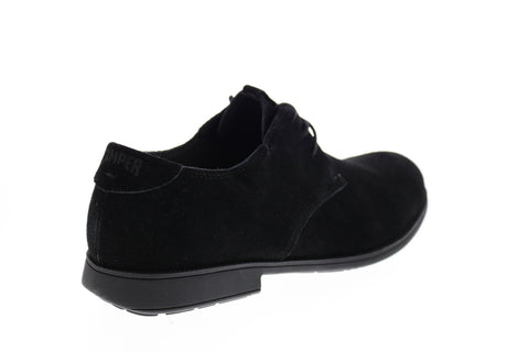 Camper 1913 18552-083 Mens Black Nubuck Oxfords & Lace Ups Plain Toe Shoes
