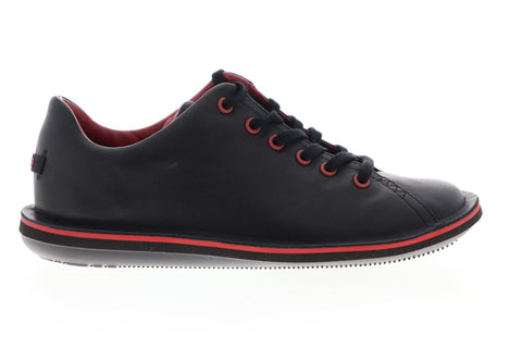 Camper Beetle 18648-003 Mens Black Leather Lace Up Low Top Sneakers Shoes