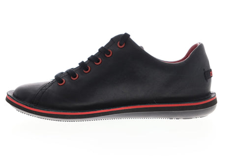 Camper Beetle 18648-003 Mens Black Leather Lace Up Low Top Sneakers Shoes