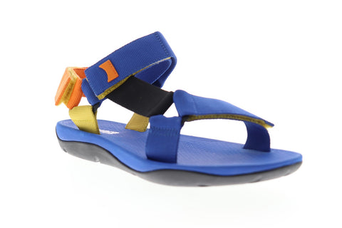Camper Match 18824-039 Mens Blue Canvas Strap Sport Sandals Shoes