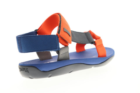 Camper Match 18824-045 Mens Orange Canvas Strap Sport Sandals Shoes