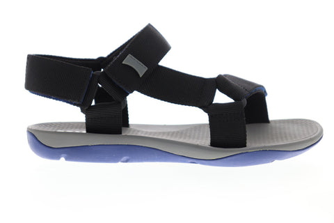 Camper Match 18824-046 Mens Black Canvas Strap Sport Sandals Shoes