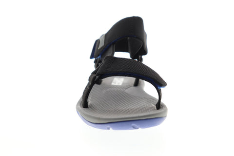 Camper Match 18824-046 Mens Black Canvas Strap Sport Sandals Shoes