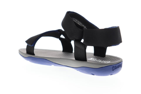 Camper Match 18824-046 Mens Black Canvas Strap Sport Sandals Shoes