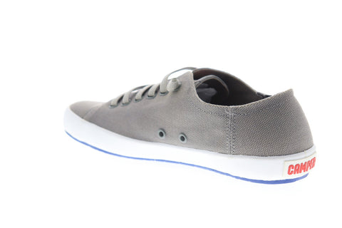 Camper Peu Rambla Vulcanizado 18869-052 Mens Gray Canvas Low Top Sneakers Shoes