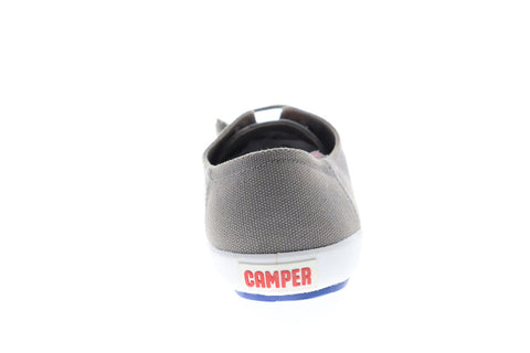 Camper Peu Rambla Vulcanizado 18869-052 Mens Gray Canvas Low Top Sneakers Shoes