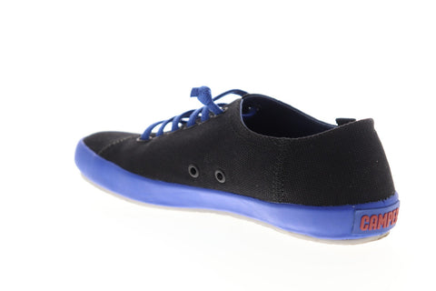 Camper Peu Rambla Vulcanizado 18869-057 Mens Black Canvas Low Top Sneakers Shoes