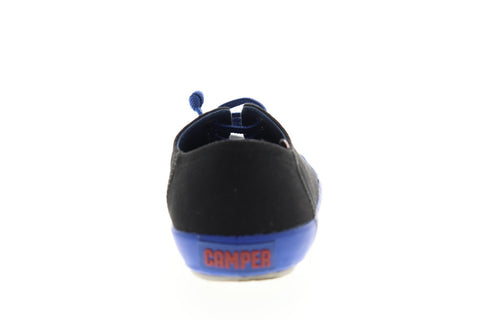 Camper Peu Rambla Vulcanizado 18869-057 Mens Black Canvas Low Top Sneakers Shoes