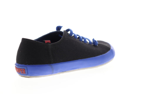 Camper Peu Rambla Vulcanizado 18869-057 Mens Black Canvas Low Top Sneakers Shoes