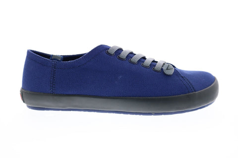 Camper Peu Rambla Vulcanizado 18869-070 Mens Blue Canvas Euro Sneakers Shoes
