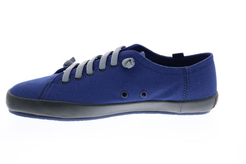 Camper Peu Rambla Vulcanizado 18869-070 Mens Blue Canvas Euro Sneakers Shoes