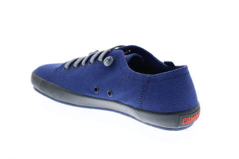 Camper Peu Rambla Vulcanizado 18869-070 Mens Blue Canvas Euro Sneakers Shoes