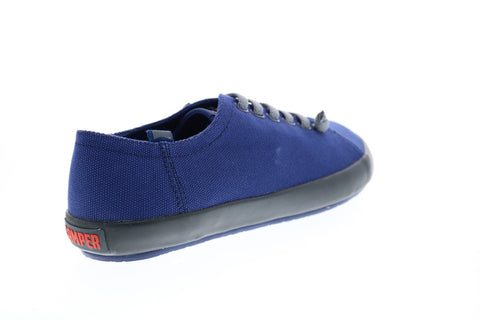 Camper Peu Rambla Vulcanizado 18869-070 Mens Blue Canvas Euro Sneakers Shoes