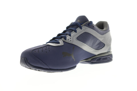 Puma Tazon 6 FM 18987321 Mens Blue Lace Up Athletic Running Shoes
