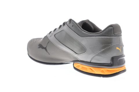 Puma Tazon 6 FM 18987323 Mens Gray Low Top Lace Up Athletic Gym Running Shoes