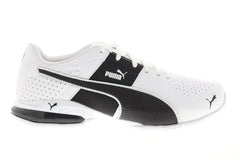 Puma Cell Surin 2 FM 18987618 Mens White Leather Lace Up Athletic Running Shoes
