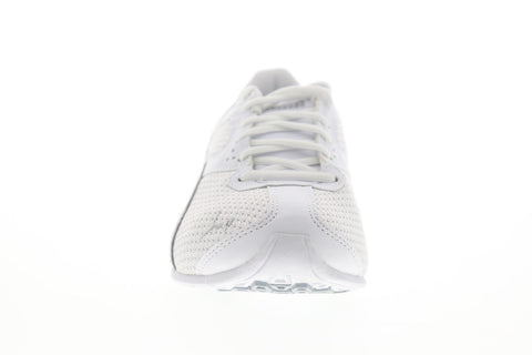 Puma Tazon 6 Knit 18997203 Mens White Canvas Lace Up Athletic Running Shoes