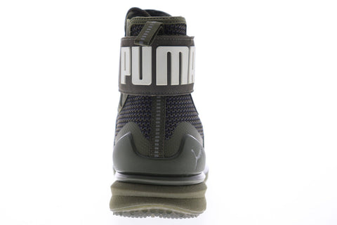 Puma Ignite Limitless Boot 18997902 Mens Green Canvas HIgh Top Sneakers Shoes