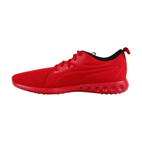 Puma Carson 2 Molded Mens Red Textile Low Top Lace Up Sneakers Shoes