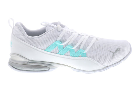 Puma Riaze Prowl 19030509 Womens White Mesh Lace Up Athletic Running Shoes