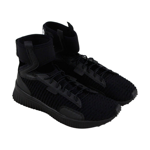Puma Fenty By Rihanna Trainer Mid X Rihanna Womens Black Lace Up Sneakers Shoes