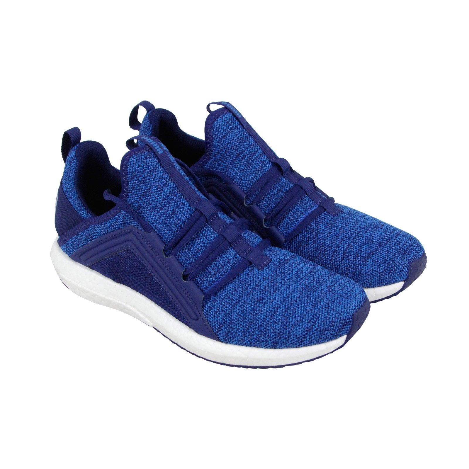Puma Mega NRGY Knit 19037103 Mens Blue Canvas Lace Up Lifestyle Sneake -  Ruze Shoes