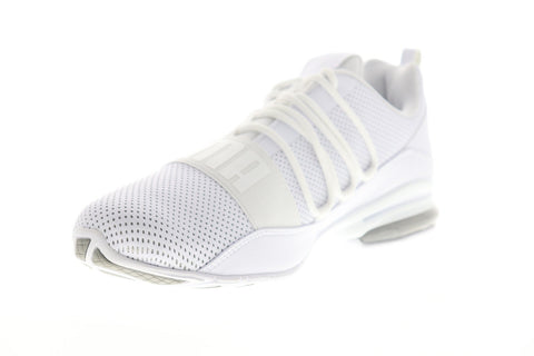 Puma Cell Regulate SL 19059608 Mens White Leather Leather Athletic Running Shoes