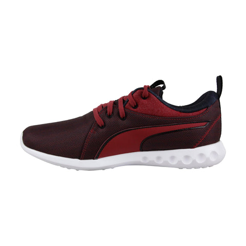 Puma Carson 2 Menswear 19076503 Red Canvas Lace Up Lifestyle Sneakers Shoes