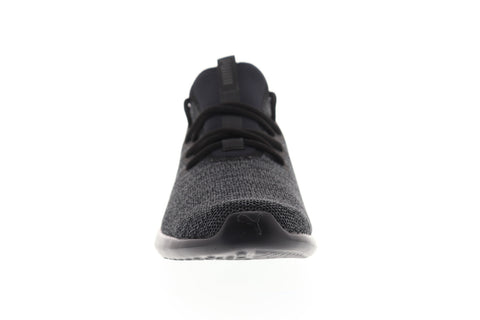 Puma Carson 2 X Knit Mens Black Textile Low Top Lace Up Sneakers Shoes