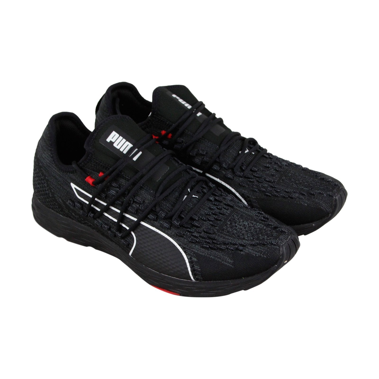 Puma Speed 300 Racer 19106201 Mens Black Canvas Lace Up Lifestyle