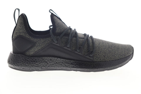 Puma NRGY Neko Knit 19109306 Mens Black Canvas Lace Up Low Top Sneakers Shoes