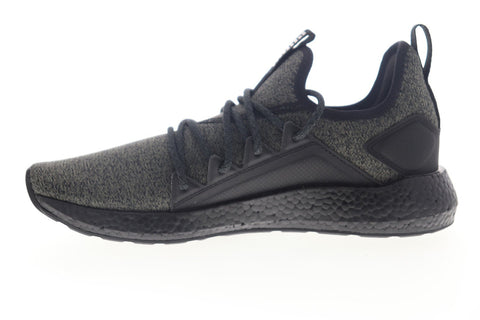 Puma NRGY Neko Knit 19109306 Mens Black Canvas Lace Up Low Top Sneakers Shoes