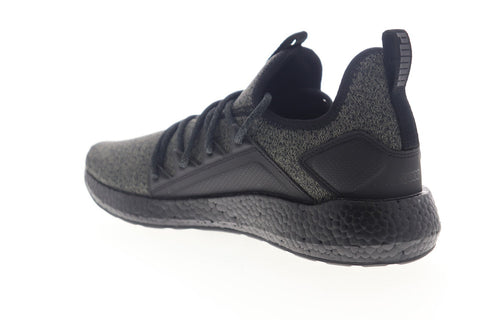 Puma NRGY Neko Knit 19109306 Mens Black Canvas Lace Up Low Top Sneakers Shoes